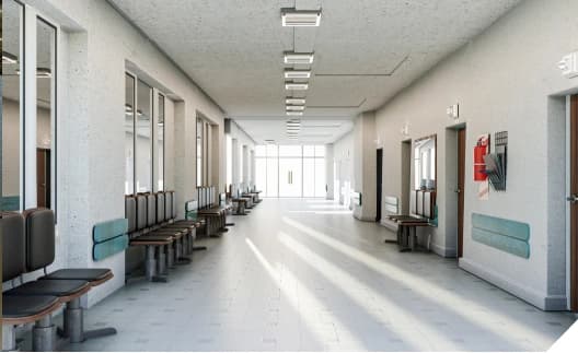 Volumetric Hospital Wards